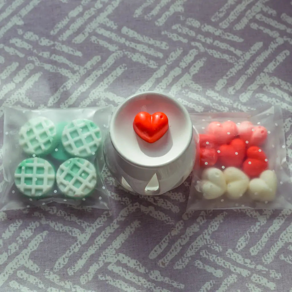 Set lampa de aromaterapie si waxmelts