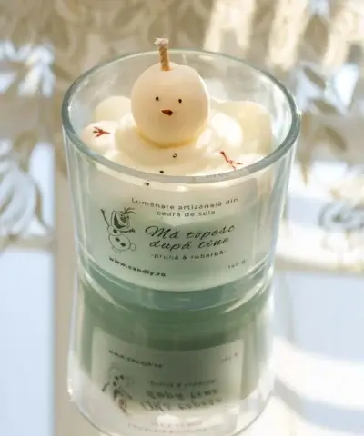 Ma Topesc Dupa Tine - Lumanare omulet de zapada